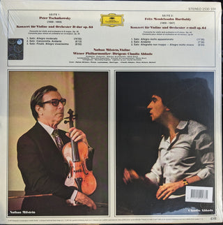 Felix Mendelssohn-Bartholdy, Pyotr Ilyich Tchaikovsky, Nathan Milstein, Claudio Abbado, Wiener Philharmoniker : Violinkonzerte - Violin Concertos (LP, RE, 180)
