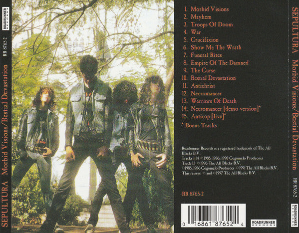 Sepultura : Morbid Visions / Bestial Devastation (CD, Comp, RE, RM)