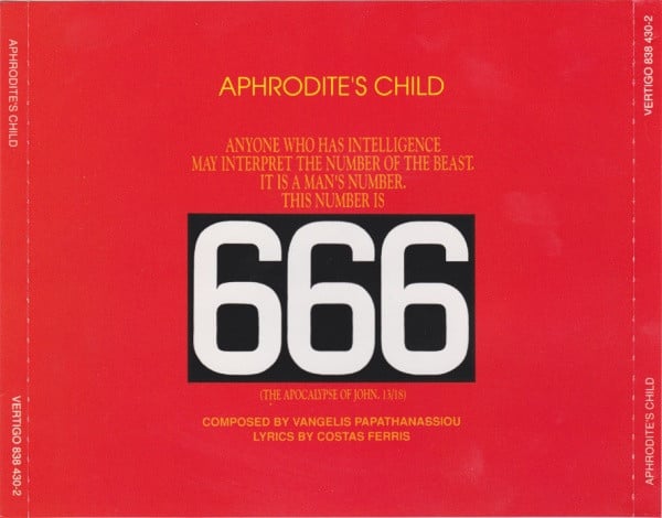 Aphrodite's Child : 666 (2xCD, Album, RE)