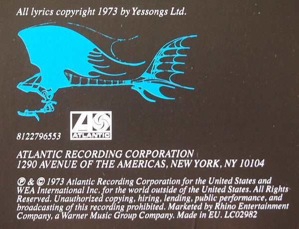 Yes : Tales From Topographic Oceans (2xLP, Album, RE, RM, 180)