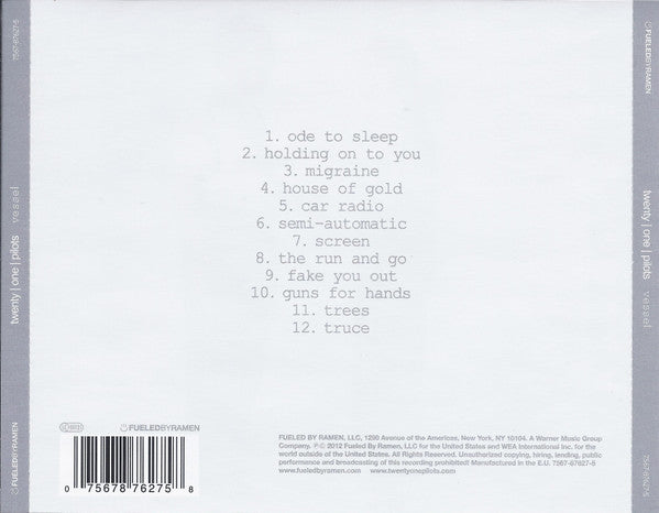 Twenty One Pilots : Vessel (CD, Album)