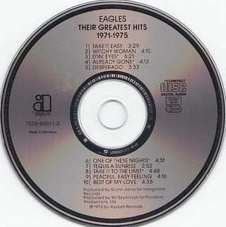 Eagles : Their Greatest Hits 1971-1975 (CD, Album, Comp, RE)