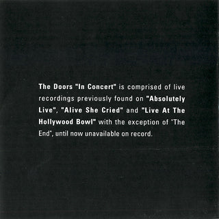The Doors : In Concert (2xCD, Comp, RM, RP)