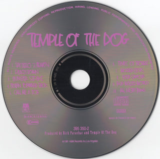 Temple Of The Dog : Temple Of The Dog (CD, Album, RP)