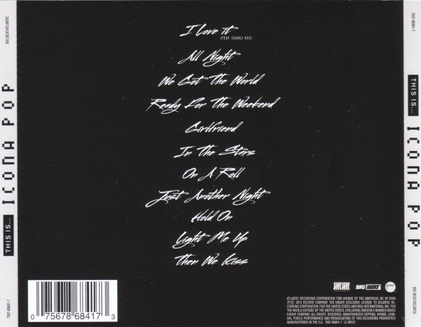 Icona Pop : This Is... Icona Pop (CD, Album)
