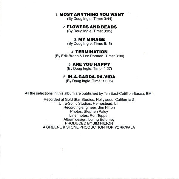 Iron Butterfly : In-A-Gadda-Da-Vida (CD, Album, RE)