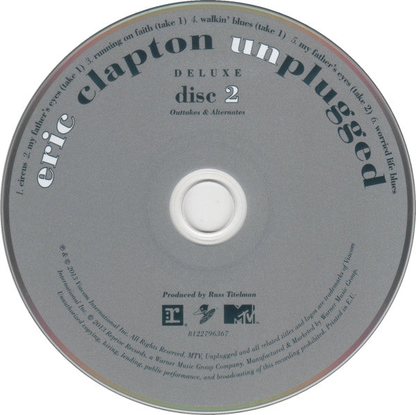 Eric Clapton : Unplugged Deluxe (CD, Album, RE, RM + CD + Dlx)