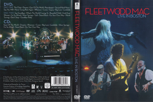 Fleetwood Mac : Live In Boston (2xDVD-V, PAL + CD)