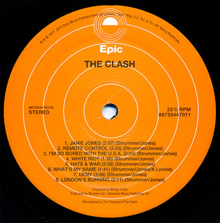 The Clash : The Clash (LP, Album, RE, RM, 180)