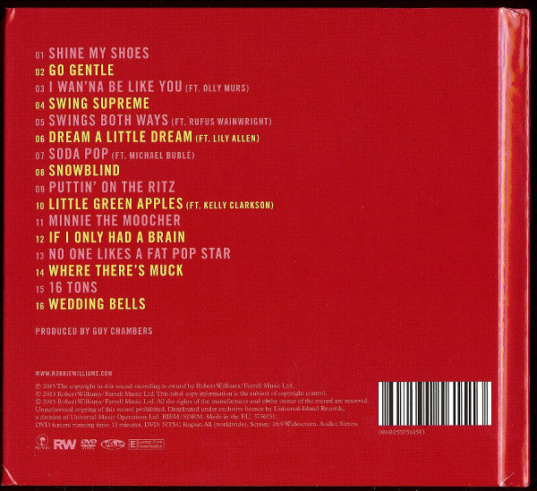 Robbie Williams : Swings Both Ways (CD, Album + DVD-V, NTSC)