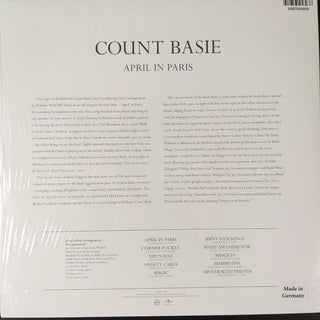 Count Basie Orchestra : April In Paris (LP, Album, RE, RM, 180)