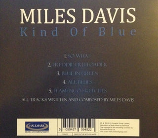 Miles Davis : Kind Of Blue (CD, Album, RE)