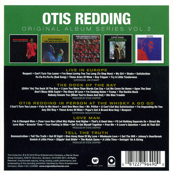 Otis Redding : Original Album Series Vol. 2 (Box, Comp + CD, Album, RE + CD, Album, RE + CD, Al)