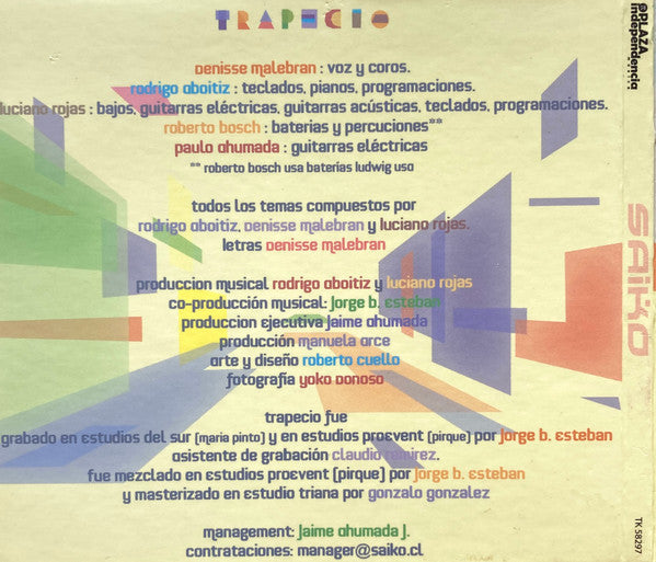 Saiko (4) : Trapecio (CD, Album, Dig)