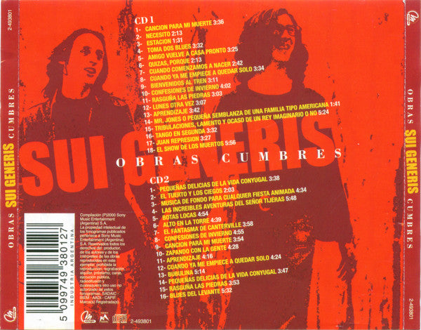 Sui Generis (4) : Obras Cumbres (2xCD, Comp)