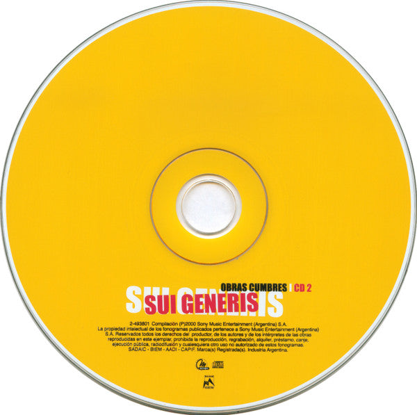 Sui Generis (4) : Obras Cumbres (2xCD, Comp)