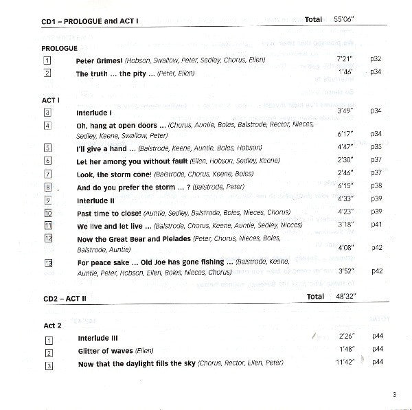 Benjamin Britten - Sir Colin Davis, London Symphony Orchestra, Glenn Winslade, Janice Watson, Anthony Michaels-Moore, Catherine Wyn-Rogers, Jill Grove, James Rutherford, Jonathan Lemalu : Peter Grimes (3xCD)