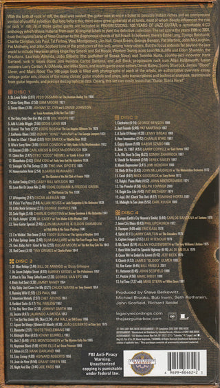Various : Progressions: 100 Years Of Jazz Guitar (4xCD, Comp, Mono + Box)