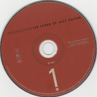 Various : Progressions: 100 Years Of Jazz Guitar (4xCD, Comp, Mono + Box)