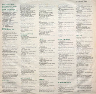 Van Halen : 5150 (LP, Album)