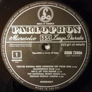 Morrissey : Your Arsenal (LP, Album, RE, RM, Gat)
