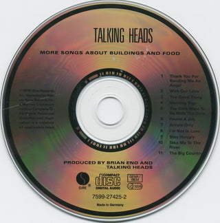 Talking Heads : More Songs About Buildings And Food (CD, Album, RE)