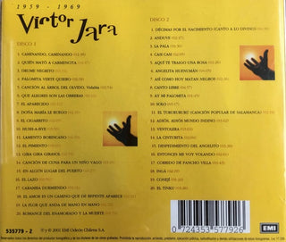 Victor Jara : 1959-1969 (2xCD, Comp, RM)