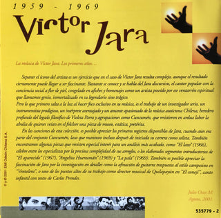 Victor Jara : 1959-1969 (2xCD, Comp, RM)