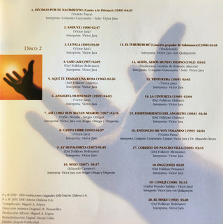 Victor Jara : 1959-1969 (2xCD, Comp, RM)