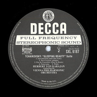 Tchaikovsky*, Karajan* : Vienna Philharmonic Orchestra* : Swan Lake & Sleeping Beauty Suites (LP, Album, RE)
