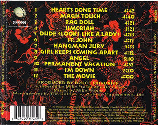 Aerosmith : Permanent Vacation (CD, Album, RE, RP)