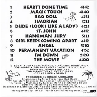 Aerosmith : Permanent Vacation (CD, Album, RE, RP)