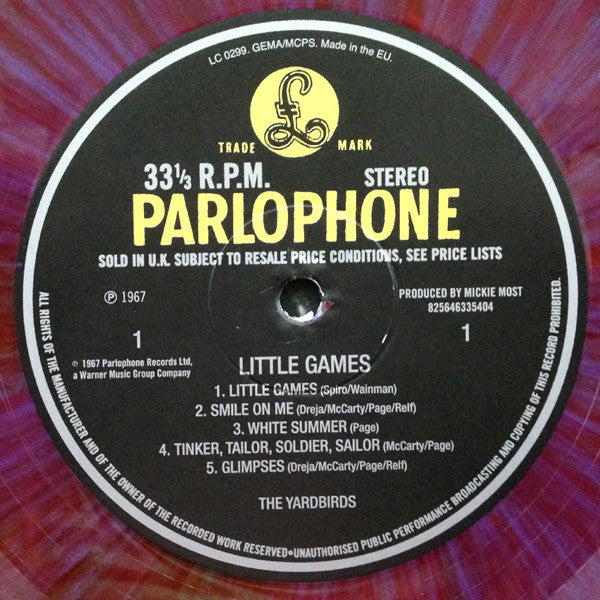 The Yardbirds : Little Games (LP, Album, RSD, RE, Mul)