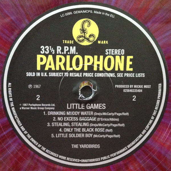 The Yardbirds : Little Games (LP, Album, RSD, RE, Mul)