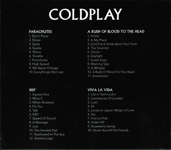 Coldplay : 4CD Catalogue Set (Box, Comp, Ltd + 4xCD, Album)