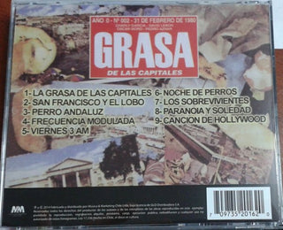 Serú Girán : Grasa De Las Capitales (CD, Album, M/Print, RE, Unofficial)