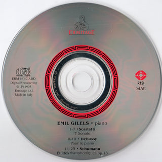 Emil Gilels - Domenico Scarlatti / Claude Debussy / Robert Schumann : 7 Sonates / Pour Le Piano / Études Symphoniques Op.13 (CD, Comp, RM)