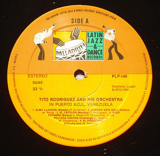 Tito Rodriguez & His Orchestra : In Puerto Azul, Venezuela (LP, Album, RE)
