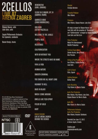2Cellos : Live At Arena Zagreb (DVD-V, NTSC)