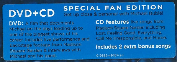 Michael Bublé : Meets Madison Square Garden (CD, Album + DVD-V, NTSC + S/Edition, Fan)