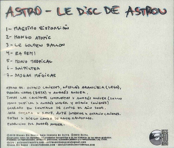 Astro (18) : Le Disc De Astrou (CD, EP)