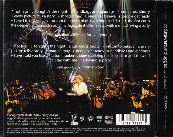Rod Stewart : Unplugged ...And Seated (CD, Album, RE + DVD-V + Col)