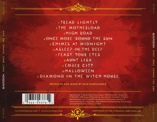 Mastodon : Once More 'Round The Sun (CD, Album)