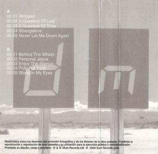Depeche Mode : The Singles 86>98 (2xCass, Comp, RE, RM)