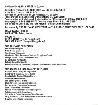 Miles Davis & Quincy Jones : Live At Montreux (CD, Album, Ltd, RE, RM)