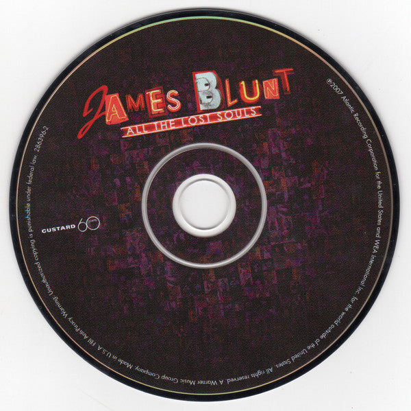 James Blunt : All The Lost Souls (DVD-V, MVI + CD, Album, Bon)