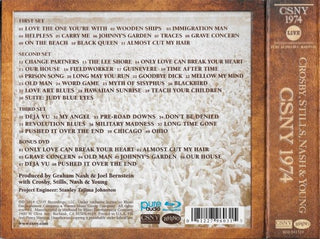 Crosby, Stills, Nash & Young : CSNY 1974 (Blu-ray, Blu-ray-A + DVD-V)