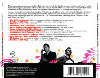 Stan Getz & Antonio Carlos Jobim : Their Greatest Hits (CD, Comp)