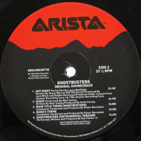 Various : Ghostbusters (Original Soundtrack Album) (LP, Album, RE)