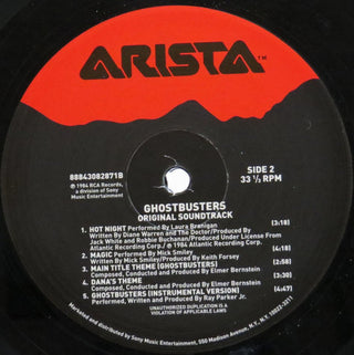 Various : Ghostbusters (Original Soundtrack Album) (LP, Album, RE)